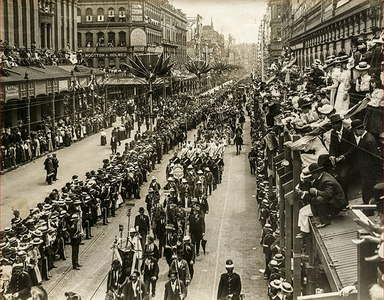 federation parade 1901