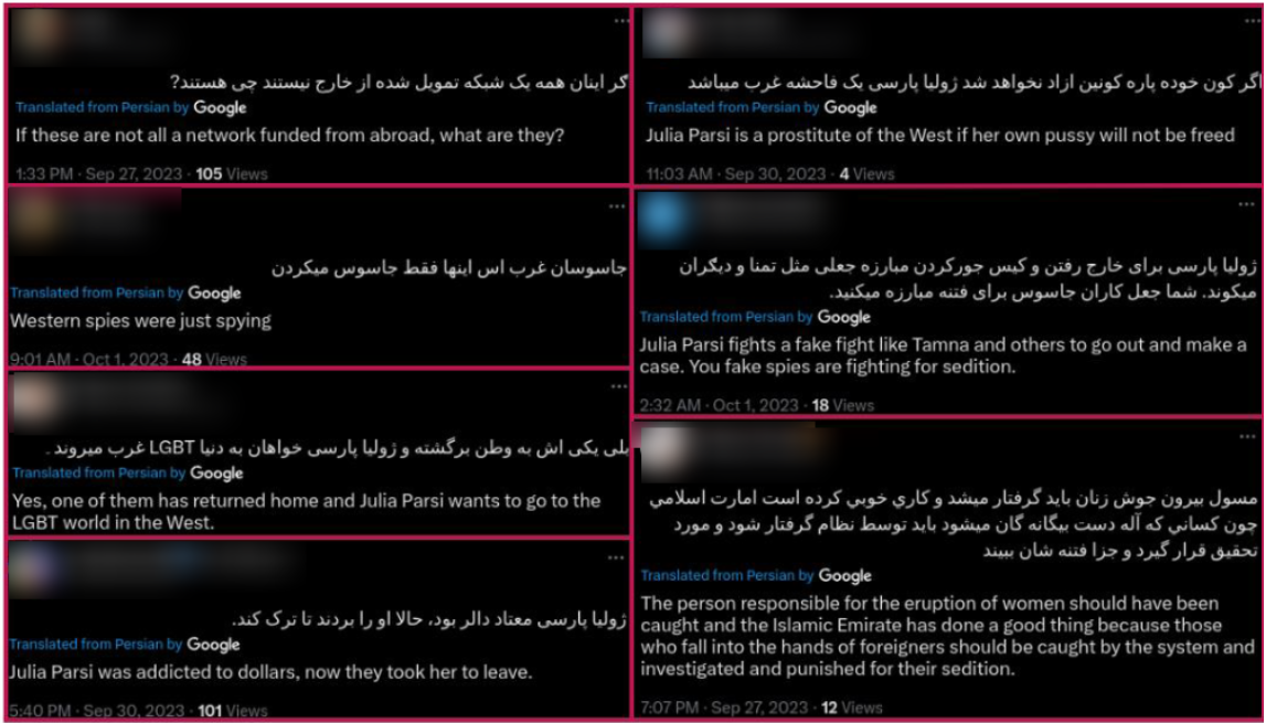 Twitter comments screenshot