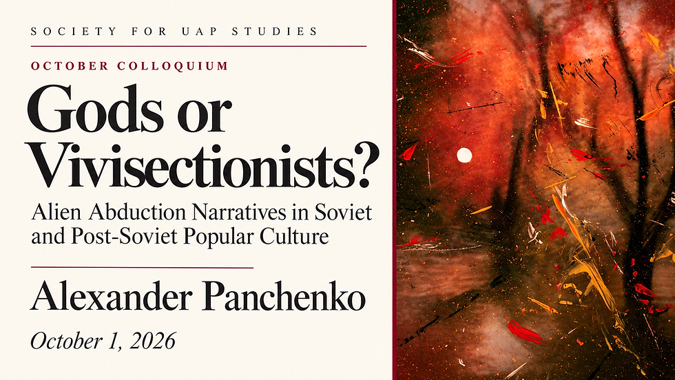 October Colloquium: Alexander Panchenko