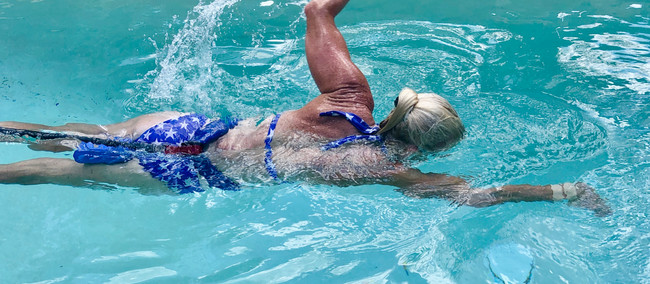 Bungee Cord Swim Workout
