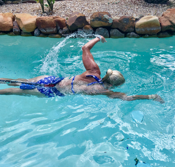 Bungee Cord Swim Workout