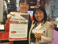 Interview at the KPOP 107.5FM about Taste of Korea 