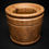 Thumbnail: Decorative Wooden Pot Set Front View