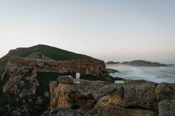 Kate Maclean Photography Couple Engagement Proposal Robberg Nature Reserve