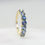 Thumbnail: Teal Sapphire Half Eternity Ring