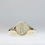 Thumbnail: Mini Mono Gold Signet Ring