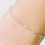 Thumbnail: White Gold Diamond Chain Bracelet