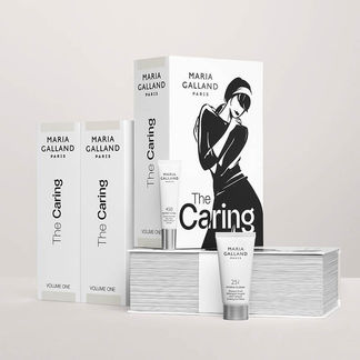Das Pflege-Seit für die Augen "Book Collection Vol. 1 - The Caring Set" von Maria Galland Paris mit den Produkten 450 NUTRI'VITAL Eye Contour Crem und 251 HYDRA'GLOBAL Anti-Fatigue Pooling Eye Mask.