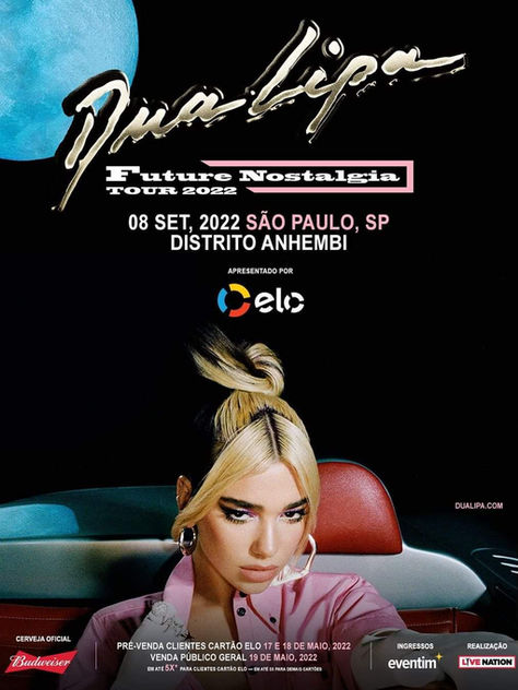 Dua Lipa em São Paulo