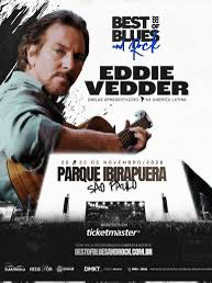 Eddie Vedder está de volta ao Brasil e será uma das grandes atrações do Best of Blues and Rock 2026.