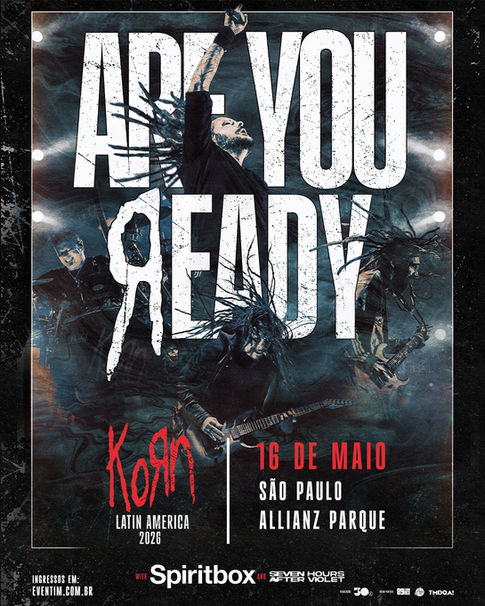 Korn anuncia show épico e único no Brasil como parte da turnê pela América Latina