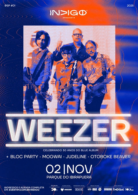 30e anuncia shows de Weezer, Bloc Party e Mogwai no Parque Ibirapuera