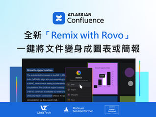 告別純文字枯燥文件!Confluence 全新「Remix with Rovo」,一鍵將文件變身成圖表或簡報