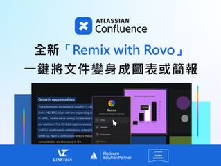 告別純文字枯燥文件！Confluence 全新「Remix with Rovo」，一鍵將文件變身成圖表或簡報