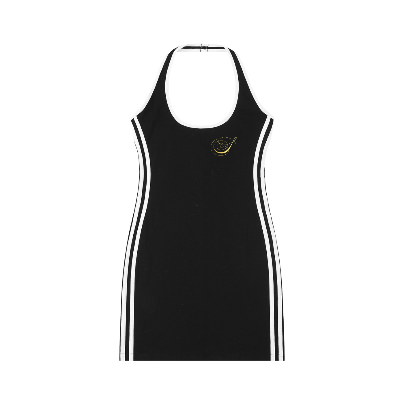 S&D Binding Tight Halter Dress