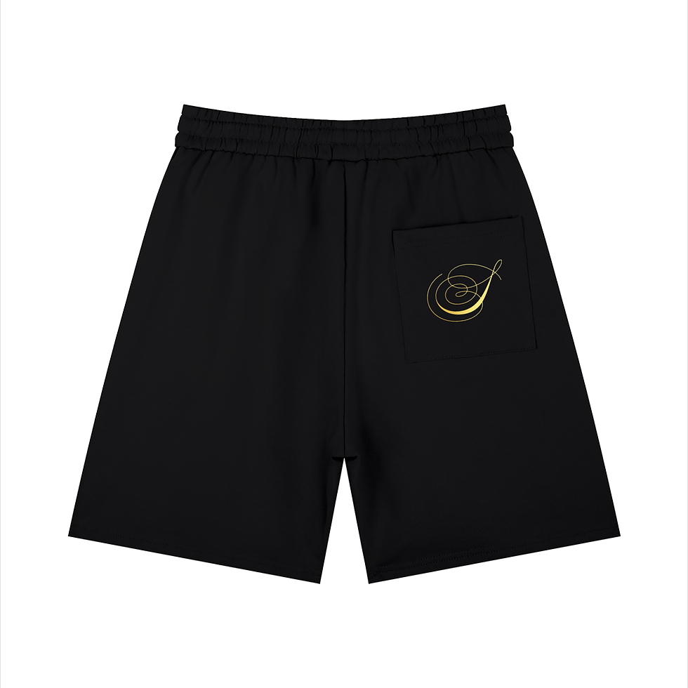 Thumbnail: Sasha & Design Unisex Loose Fit Drawstring Shorts