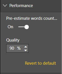 Performance