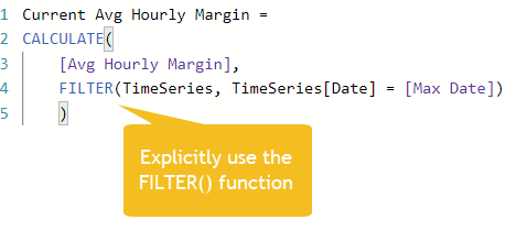 Use FILTER() with CALCULATE()