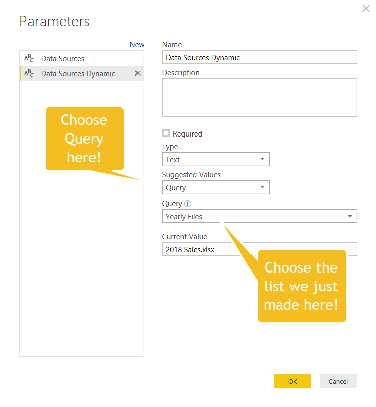 Dynamic Parameter