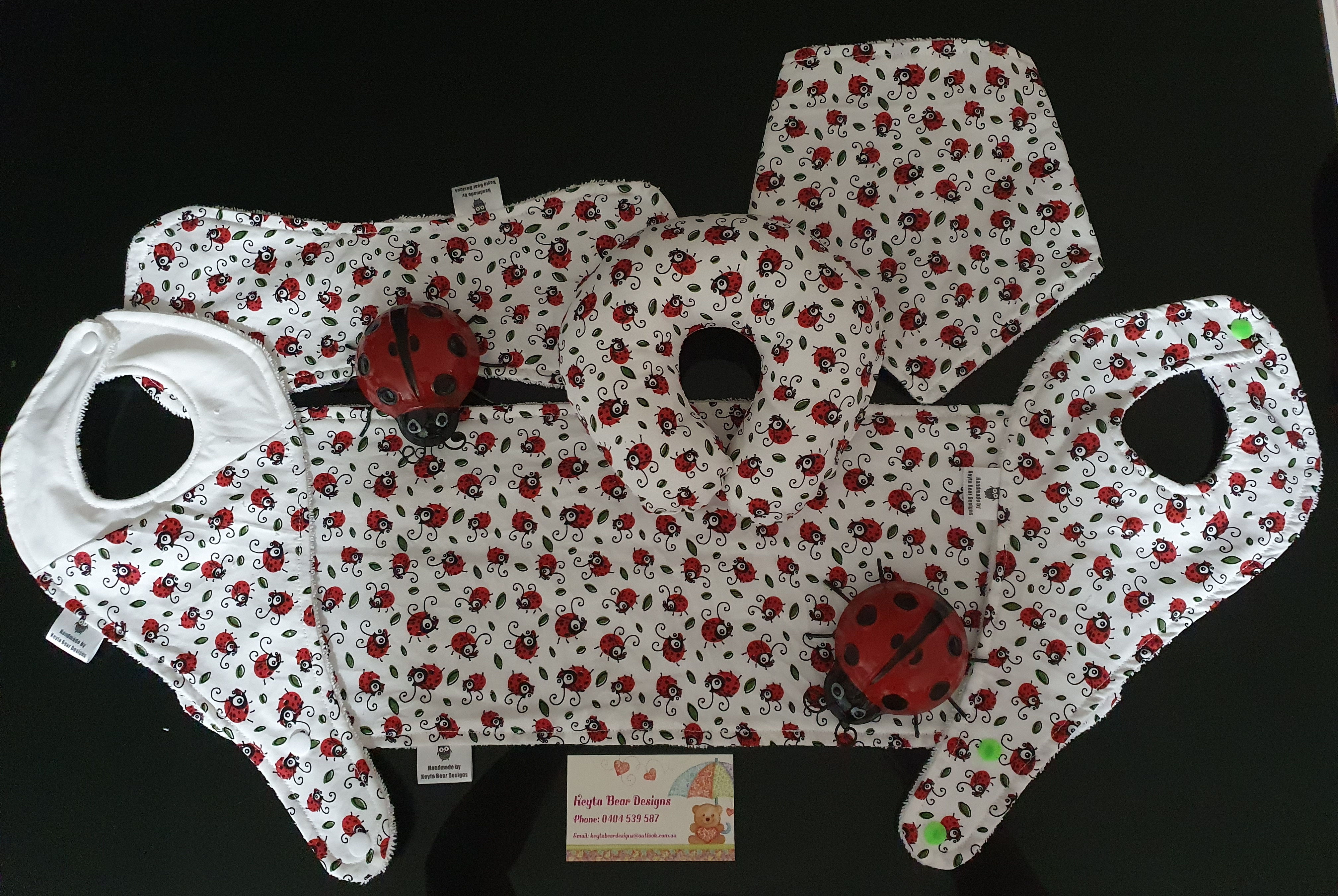Lady Beetle White 6 piece Feed Set