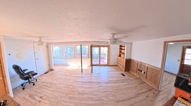 Original Wood Floor Refinished by RCR services Flagstaff Arizona -Before Photo