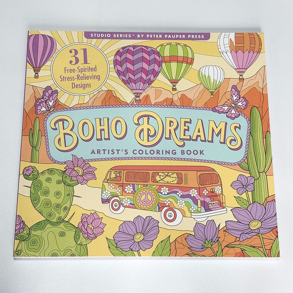 Thumbnail: Boho Dreams Adult Coloring Book