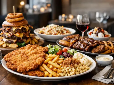 Riesenportionen Restaurant mit Anspruch