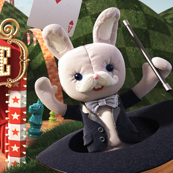 Personagem 3D campanha de Páscoa