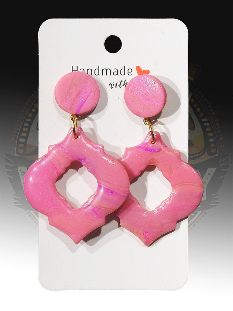 Handmade With Love - Pink Dots and Loops.