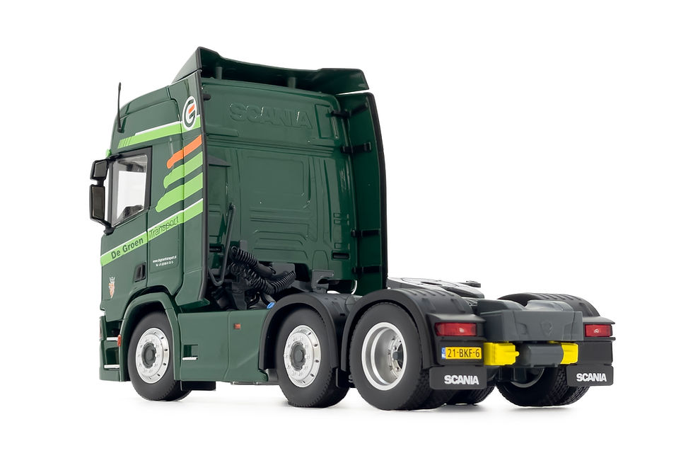Thumbnail: Scania R500 series 6x2 dark green De Groen Transport