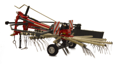 Pottinger 421 Single Rotor Rake Massey Ferguson RK 421 DN single rotor rake | margemodels