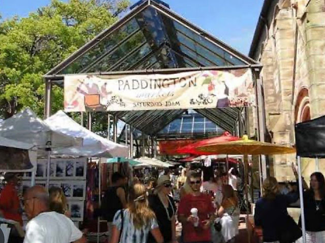 Paddington Saturday Markets - 5 mins walk