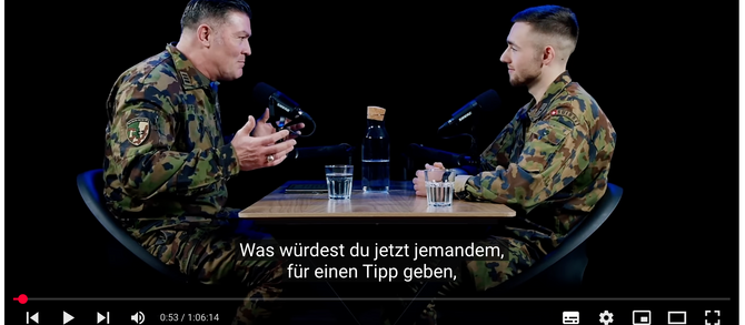 Armee-Podcast! OG Panzer Mitglied und Panzergrenadier-Leutnant Mike Neuenschwander: Kampfgeist kennt keine Grenzen!