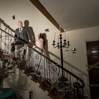 Halloween wedding at The Dunadry Hotel in County Antrim