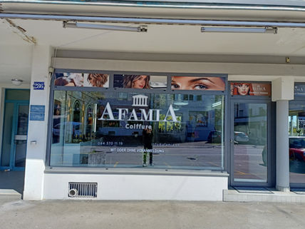 Coiffure AFAMIA Zürich, Webdesign: picaloo.ch