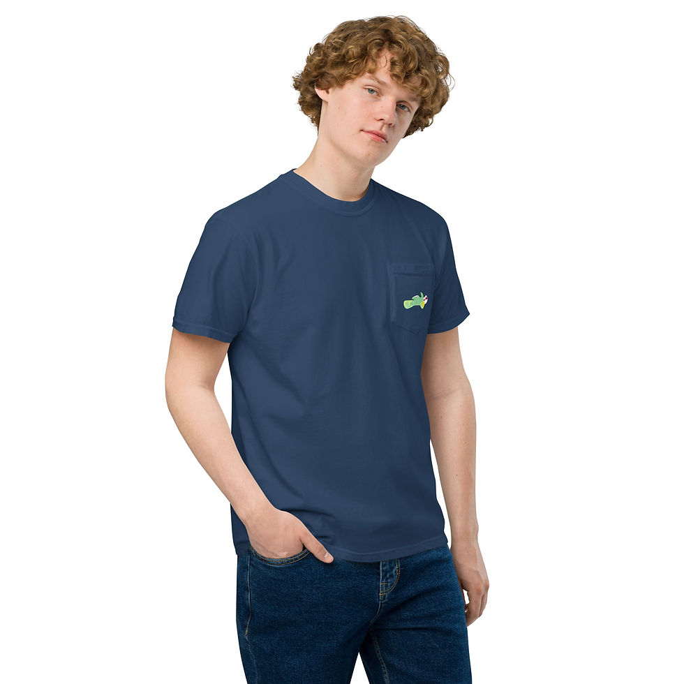 Thumbnail: Green Banded Goby Pocket Tee (Front & Back)