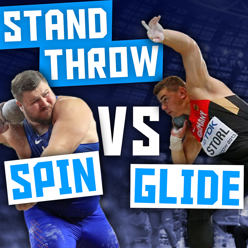 Glide vs. Spin Standing Throw