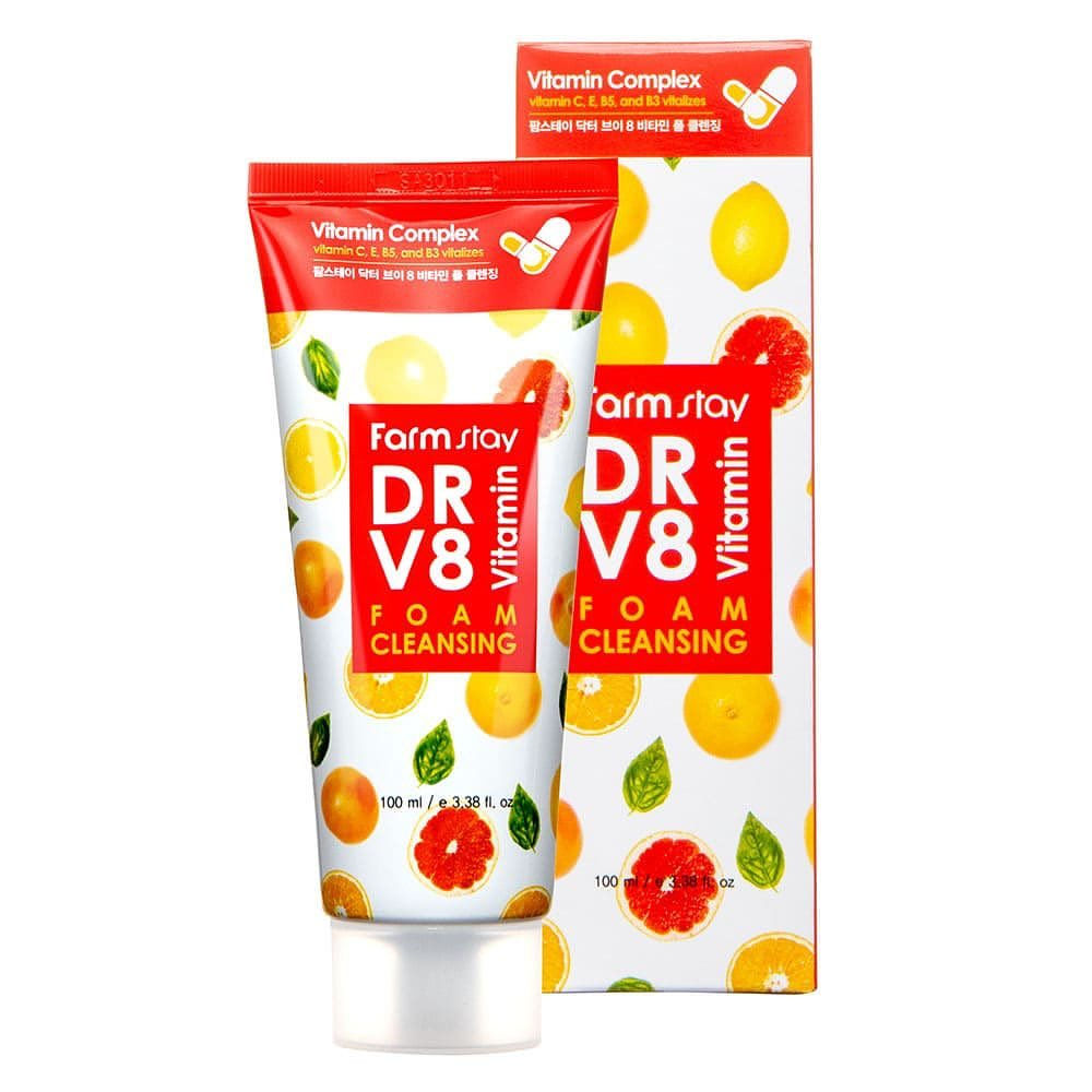 FARMSTAY DR-V8 VITAMIN FOAM CLEANSING