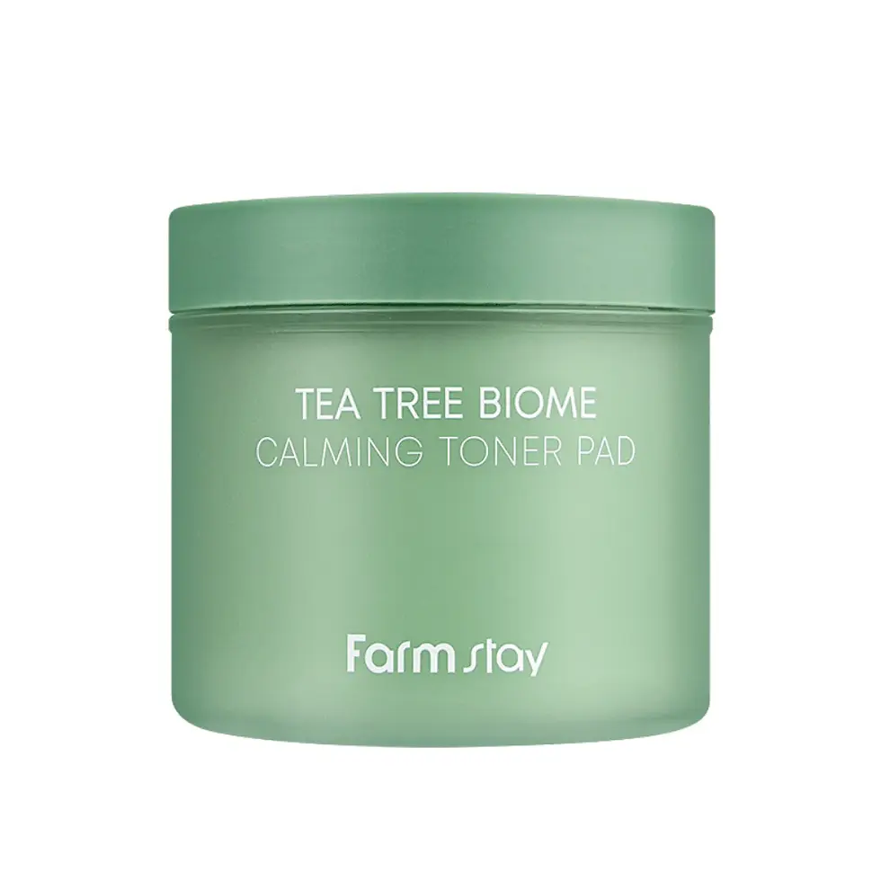 FARMSTAY TEA TREE BIOME CALMING TONER PAD