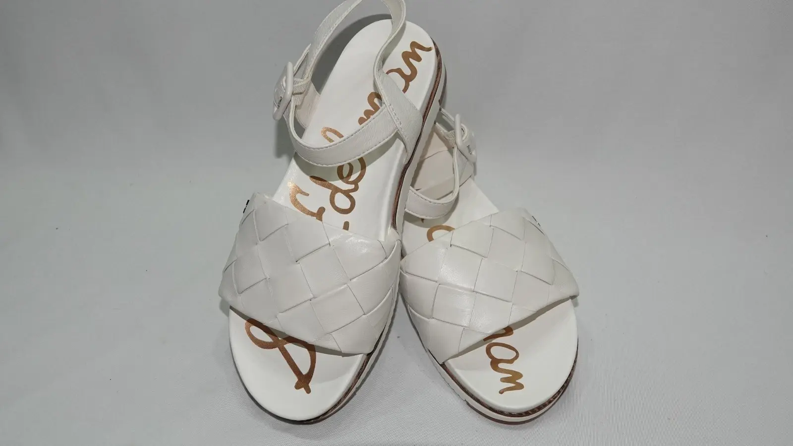 Sam Edelman Kids Adaley Mini Sandal Bright White 4 Medium