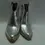 Thumbnail: Nine West Women's Fainay Block Heel Pointy Toe Western Booties - Silver Faux Lea