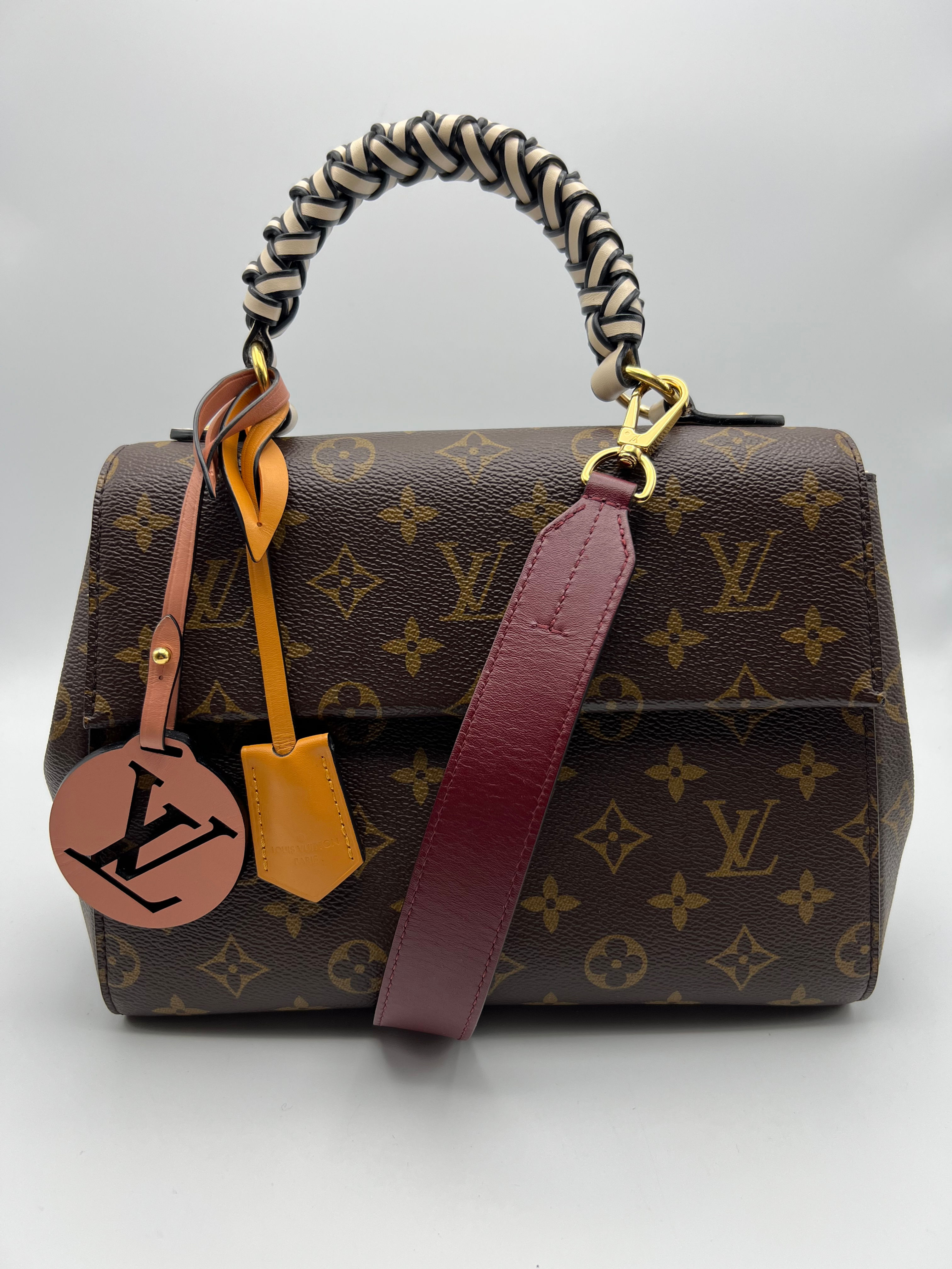 Luis Vuitton Cluny braided handle