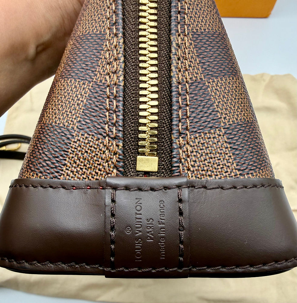 Thumbnail: Louis Vuitton Alma BB damier ebene