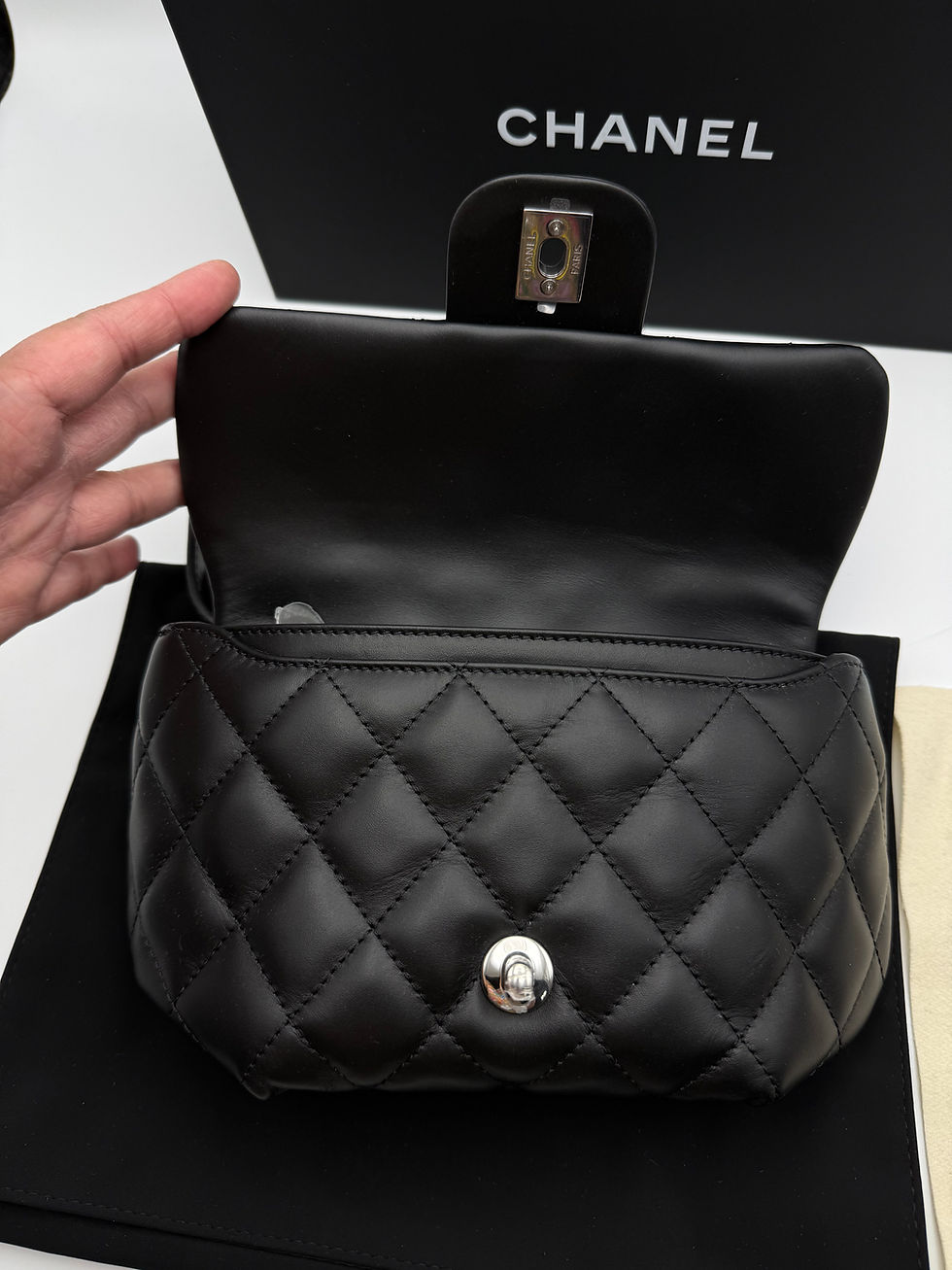Thumbnail: Chanel lambskin uniform quilted waistbelt