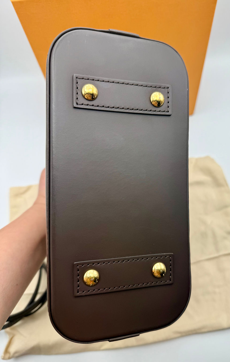 Thumbnail: Louis Vuitton Alma BB damier ebene