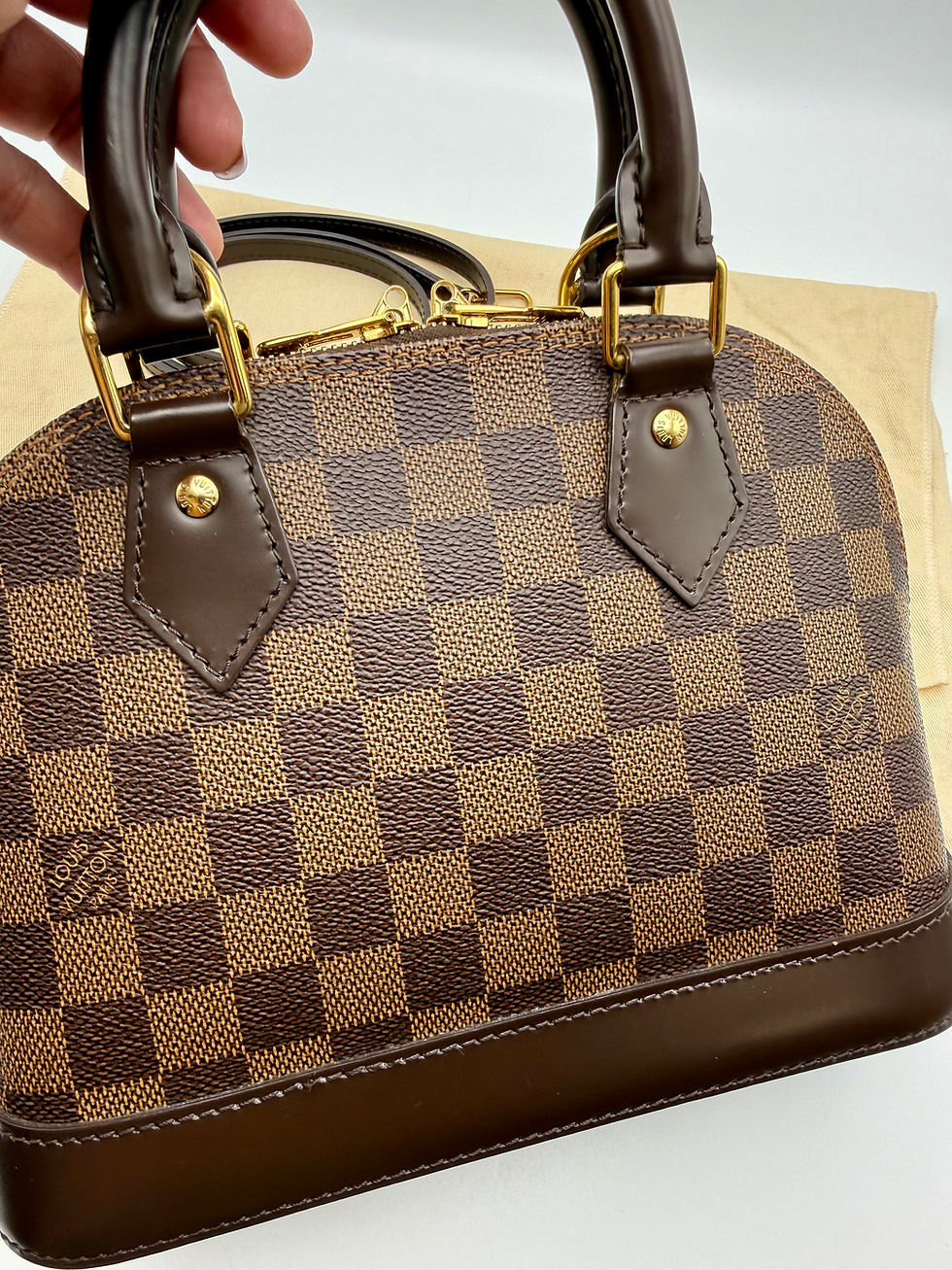 Thumbnail: Louis Vuitton alma BB damier ebene AA0148