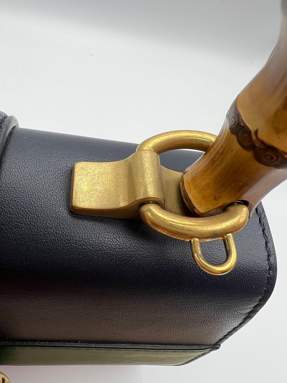 Thumbnail: Gucci snake bamboo top handle with guitar strap