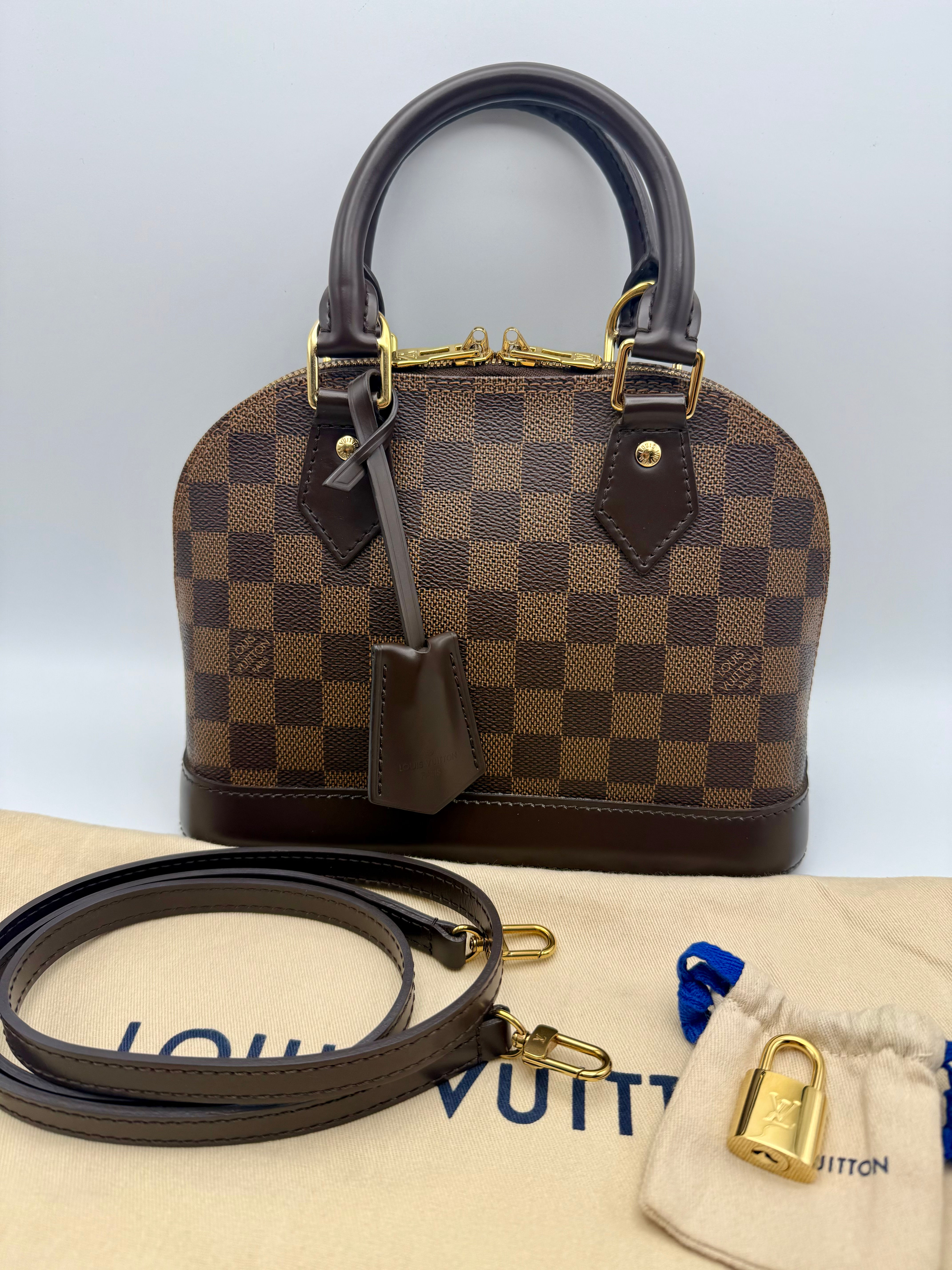 Louis Vuitton alma BB damier ebene AA0148