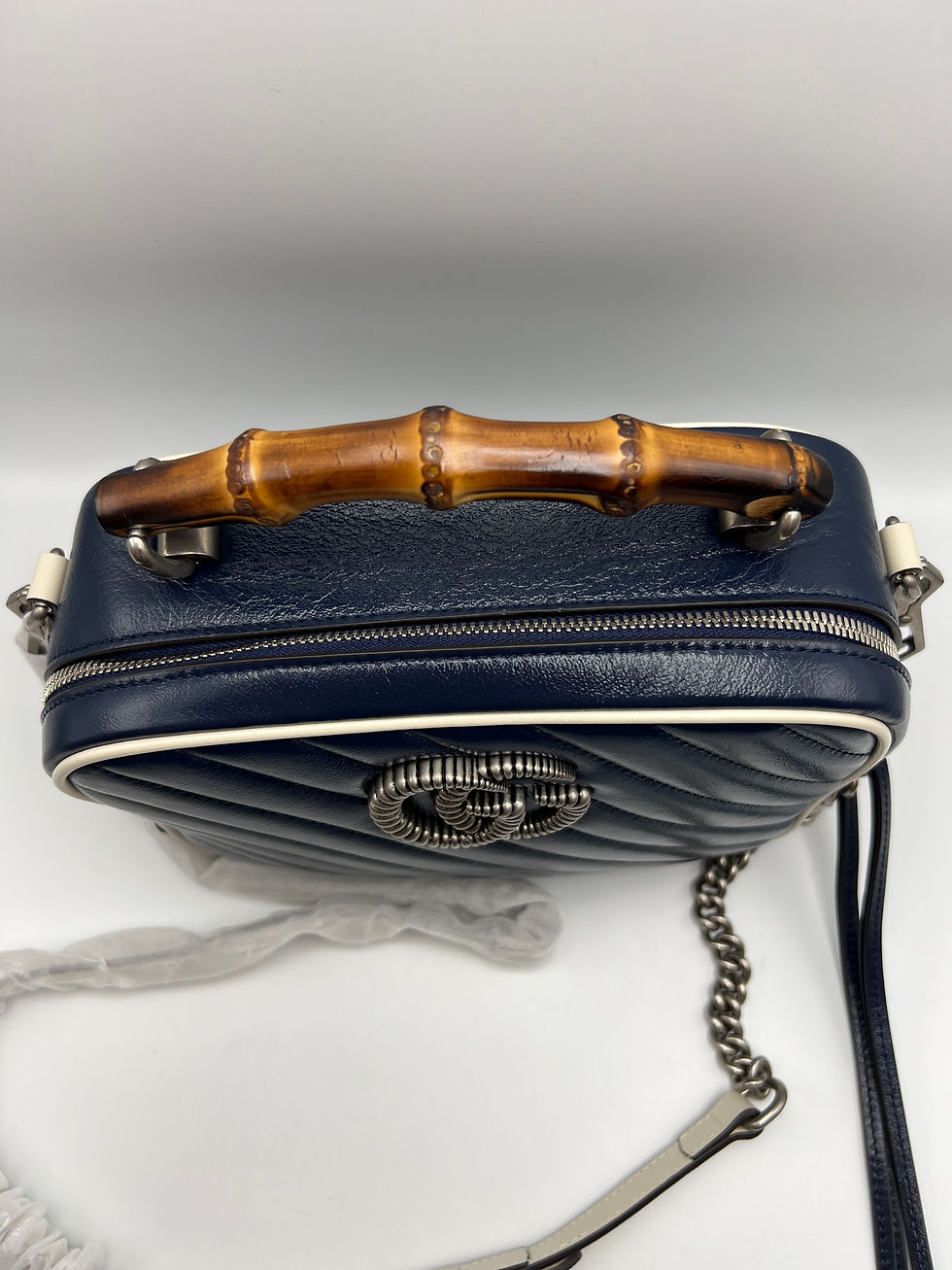 Thumbnail: GUCCI MARMONT BAMBOO TOP HANDLE