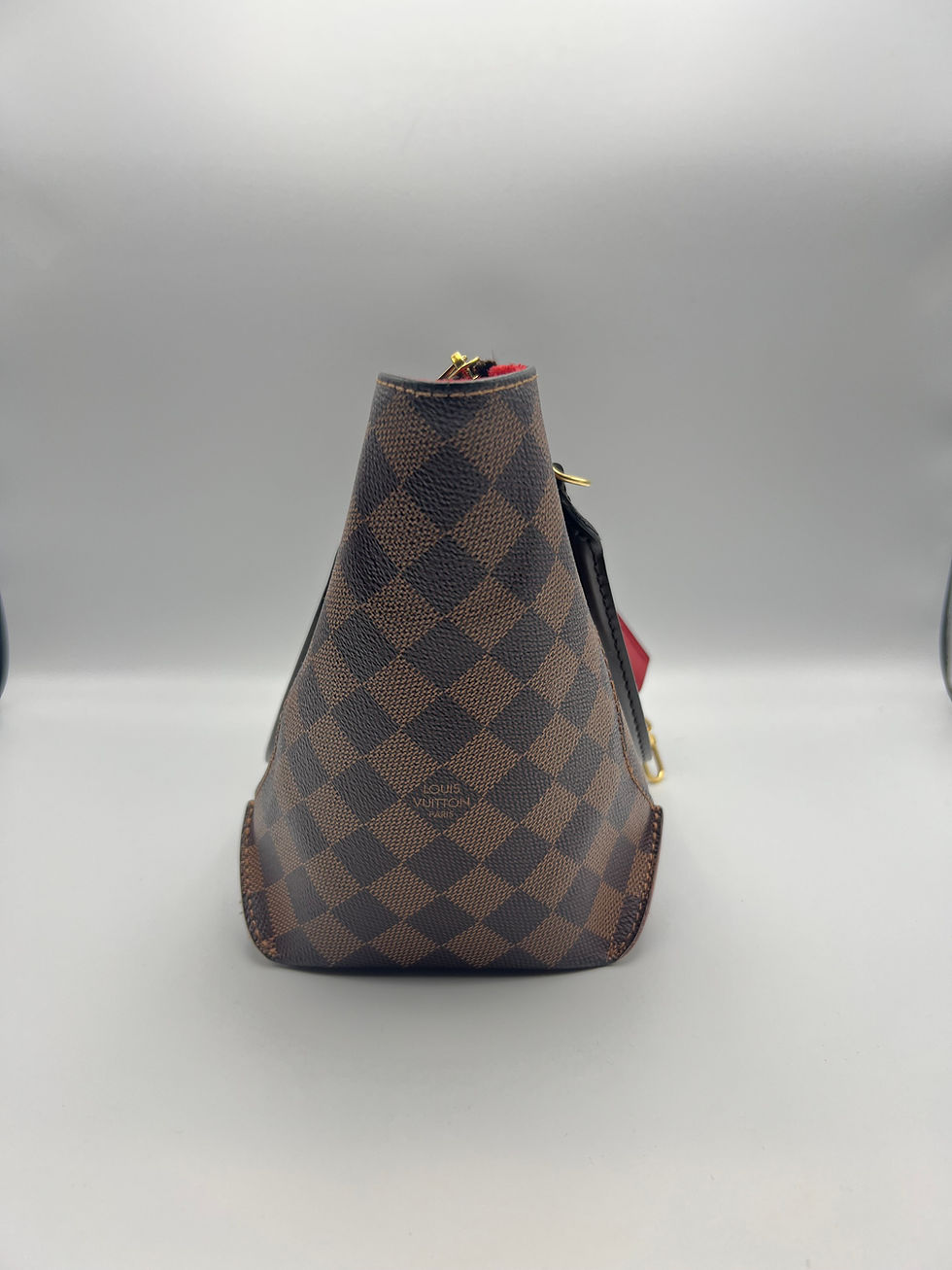 Thumbnail: Louis Vuitton Caissa Damier ebene red - small